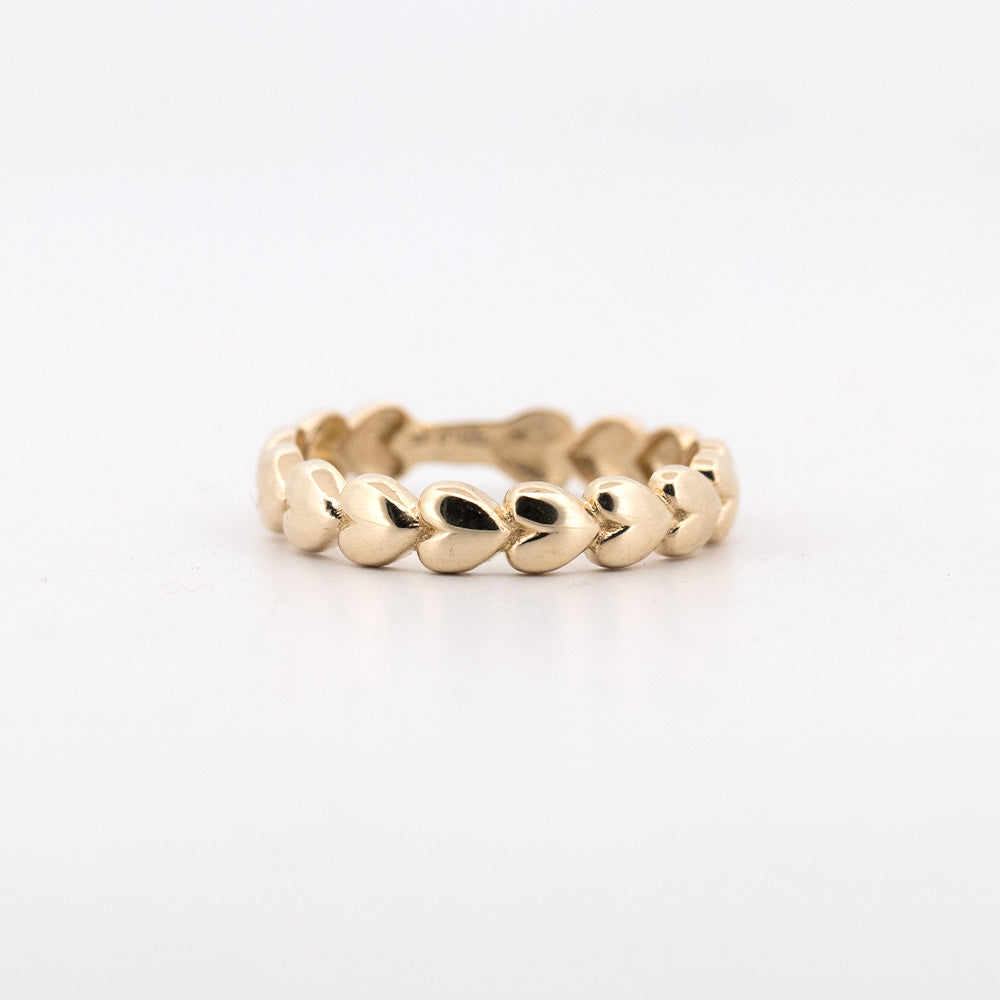 Anillo Corazones 3D