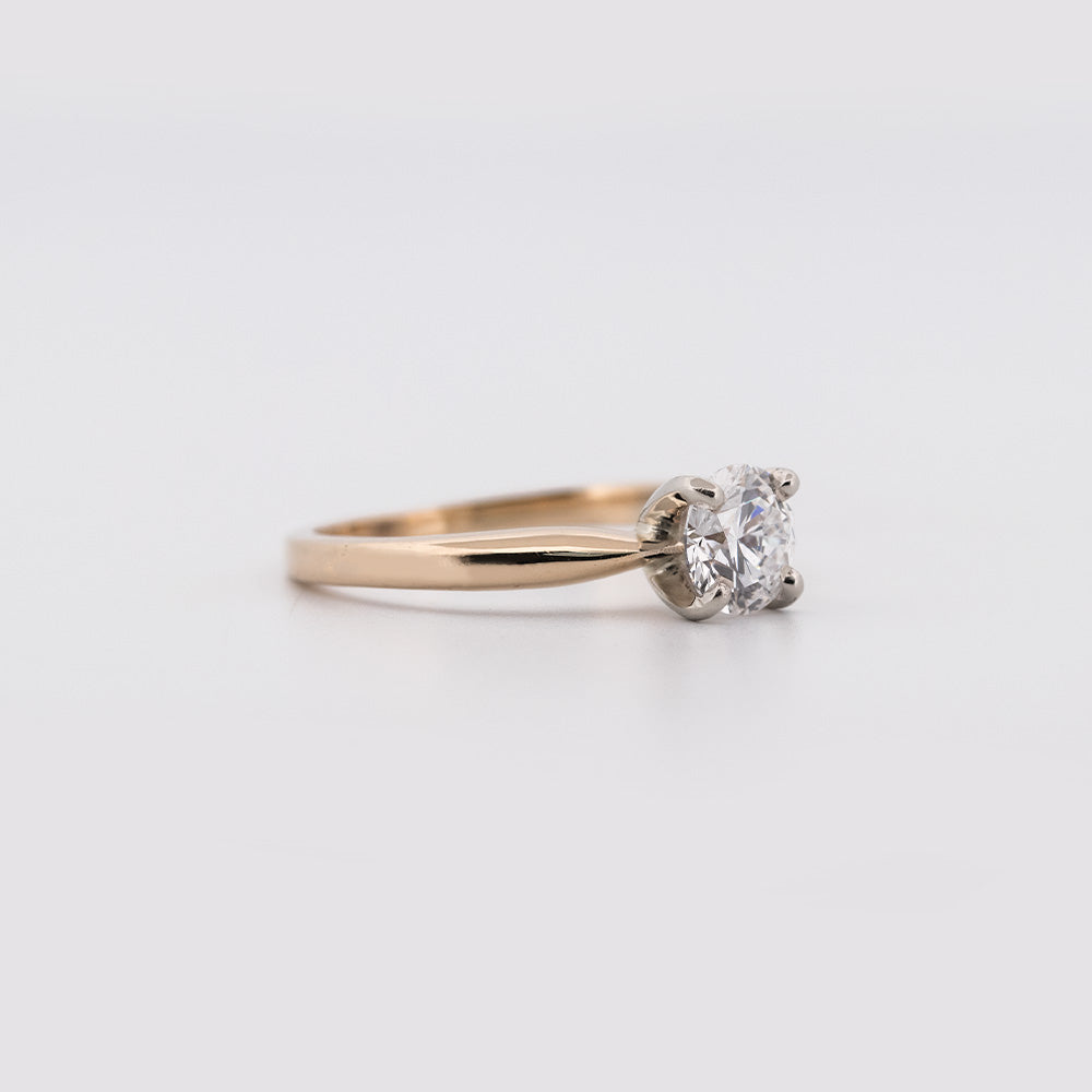 Anillo Solitario Redondo