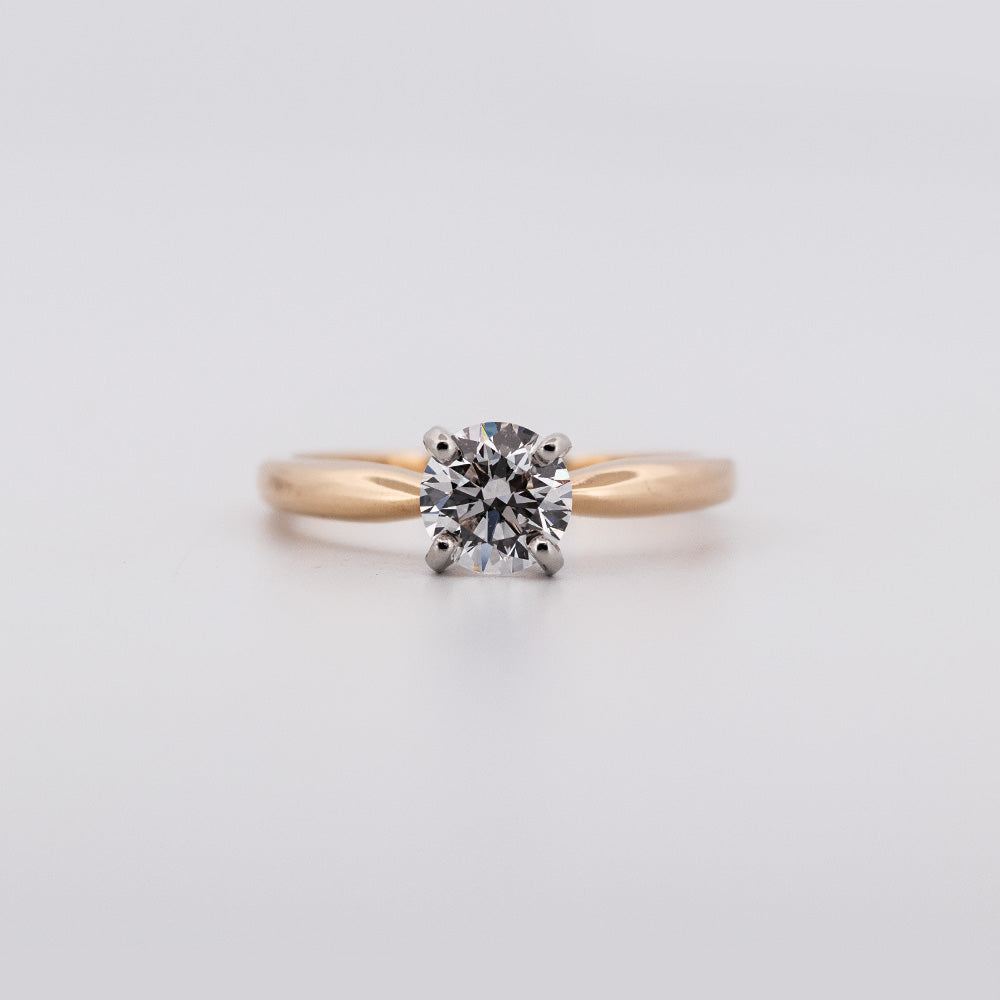 Anillo Solitario Redondo