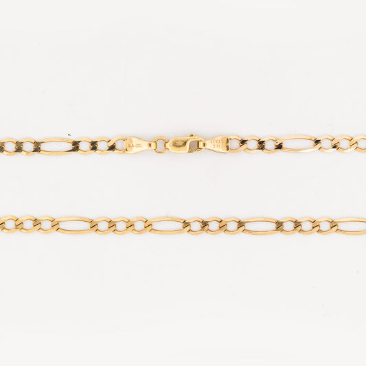 Cadena 14k tejido Cartier 3x1