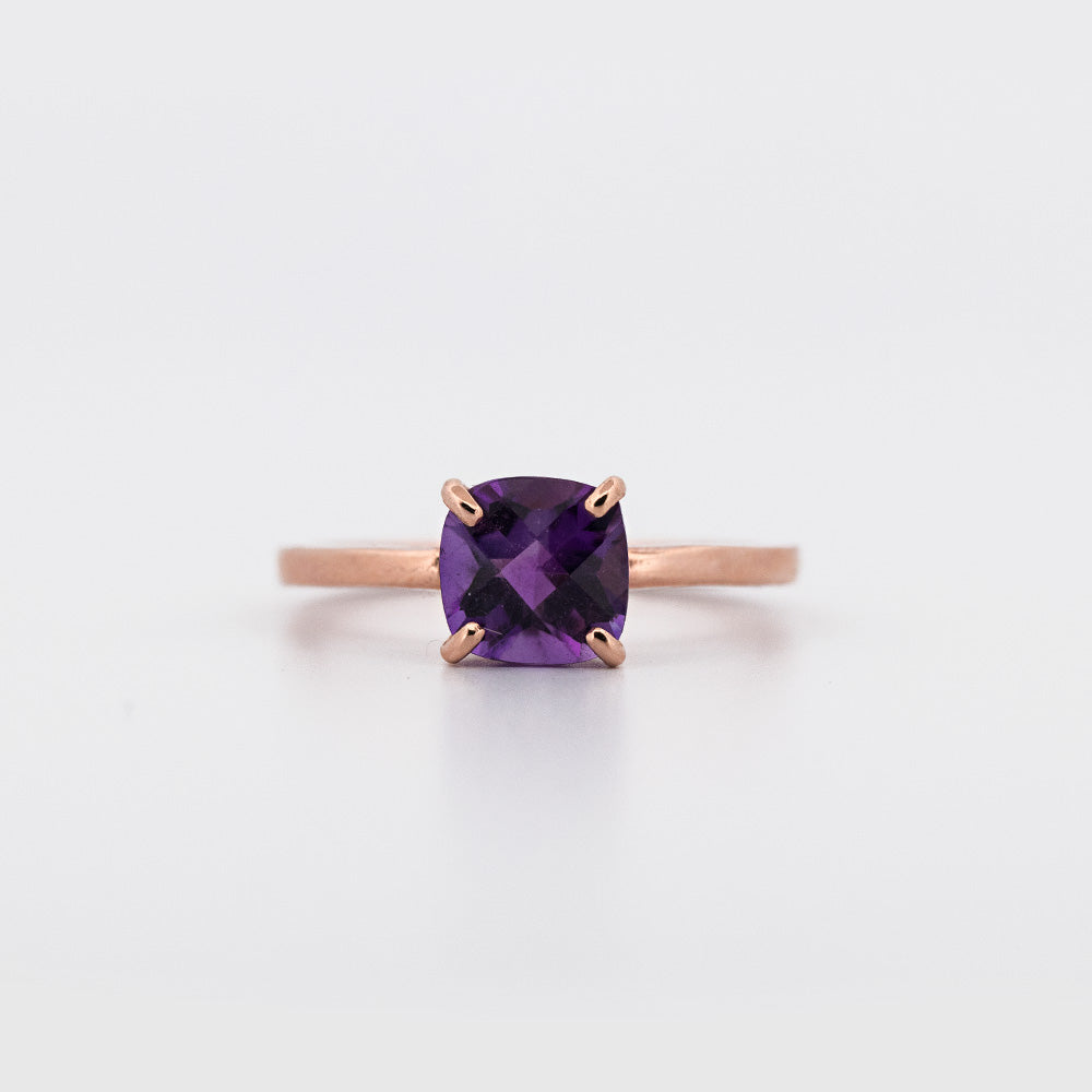 Anillo Luna con amatista